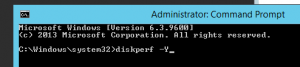 diskperf -Y