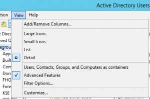 AD U&C Advanced Features